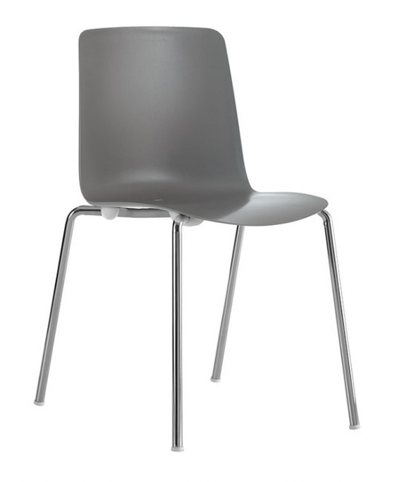 SILLA POLIPROPILENO CROMADA