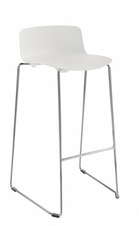 SILLA POLIPROPILENO CROMADA