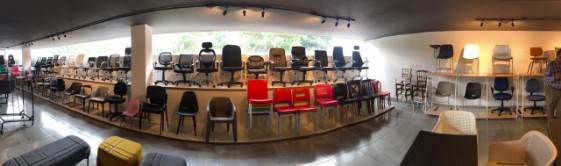 Sala de Exhibición de Sillas Operativas